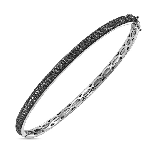 Браслет жесткий с облагороженными бриллиантами