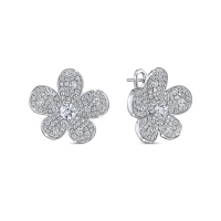 Серьги с бриллиантами - фото 1