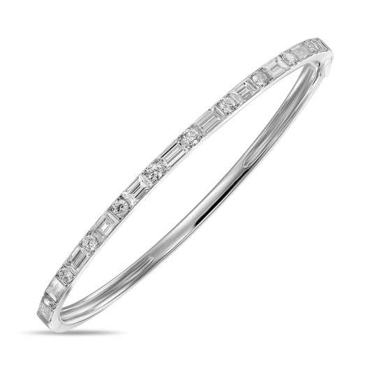 Браслет жесткий с бриллиантами