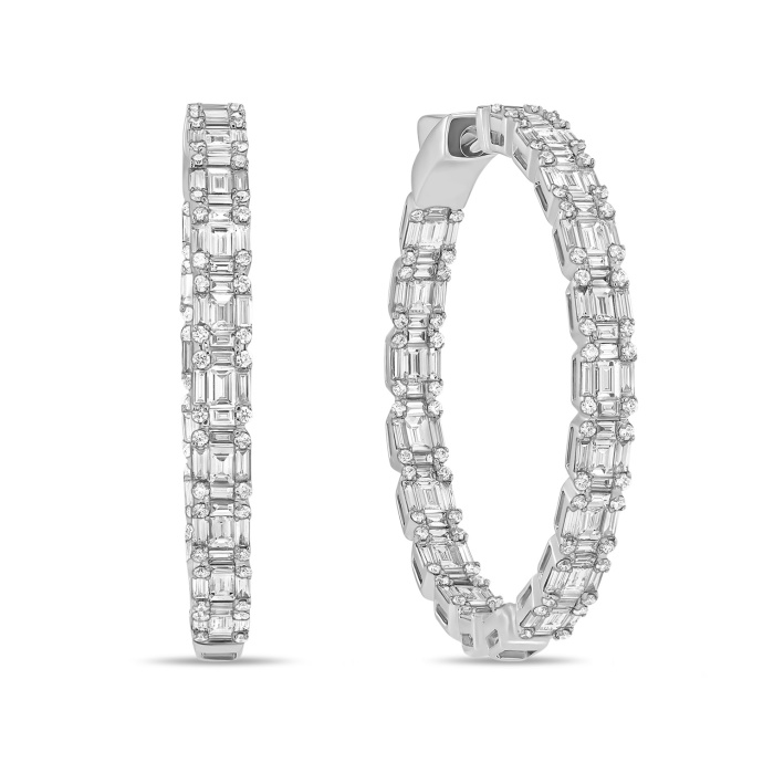 Серьги с бриллиантами - фото 1