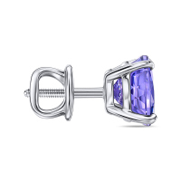 Серьги с танзанитами - фото 2