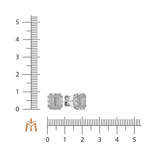 Серьги с бриллиантами