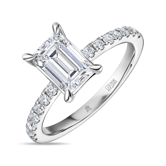 Кольцо с бриллиантом - фото 1 Кольцо с бриллиантом - фото 1