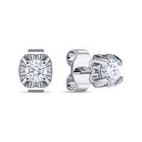 Серьги с бриллиантами - фото 1