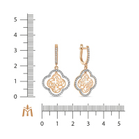 Серьги с фианитом - фото 2