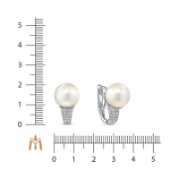 Серьги с бриллиантами и жемчугом - фото 3 Серьги с бриллиантами и жемчугом - фото 3