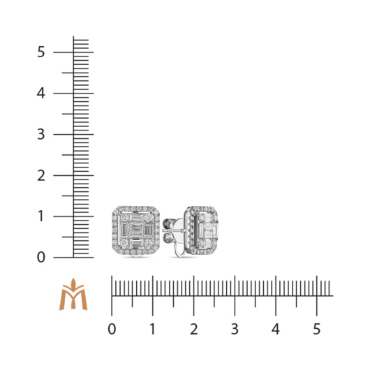 Серьги с бриллиантами