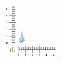 Подвеска с топазом
