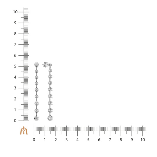 Серьги с бриллиантами