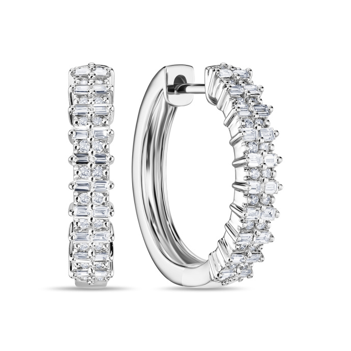 Серьги с бриллиантами - фото 1 Серьги с бриллиантами - фото 1