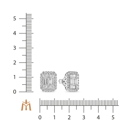 Серьги с бриллиантами