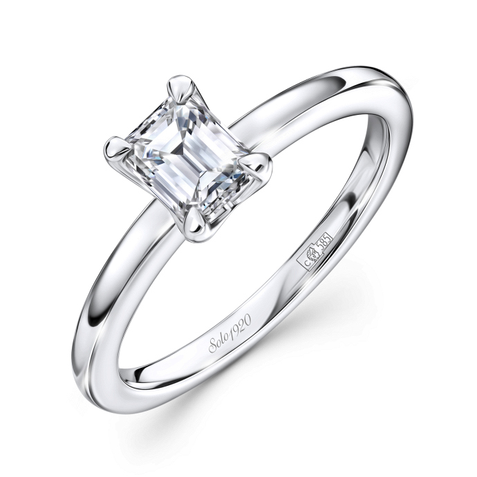 Кольцо с бриллиантом - фото 1