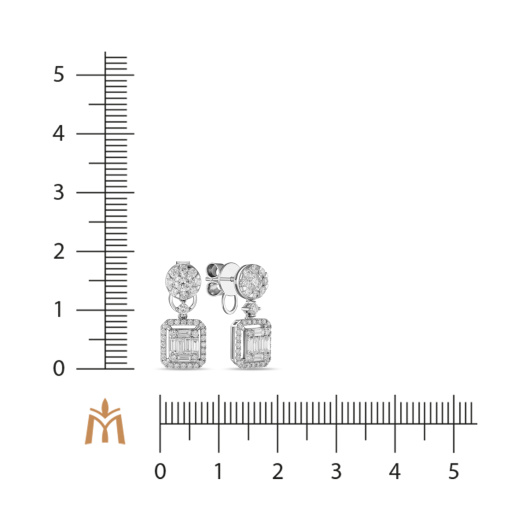 Серьги с бриллиантами