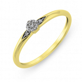 Кольцо с бриллиантами