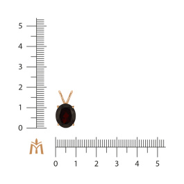Подвеска с гранатом