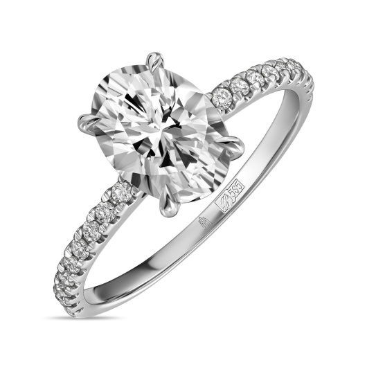 Кольцо с бриллиантом