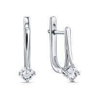 Серьги с бриллиантами - фото 1