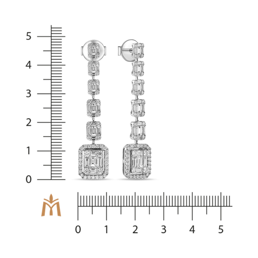 Серьги с бриллиантами