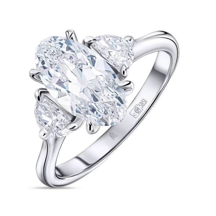 Кольцо с бриллиантом - фото 1 Кольцо с бриллиантом - фото 1