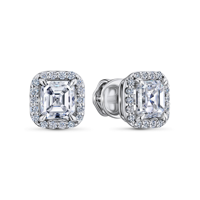 Серьги с бриллиантами - фото 1 Серьги с бриллиантами - фото 1