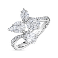 Кольцо с бриллиантами - фото 1