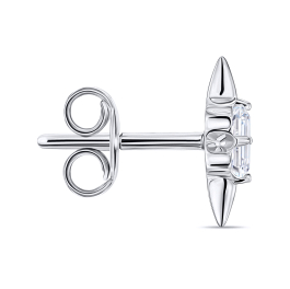 Серьги с бриллиантом