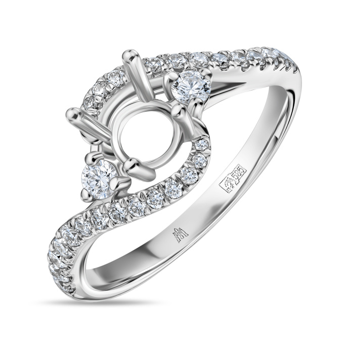 Кольцо с бриллиантами - фото 1