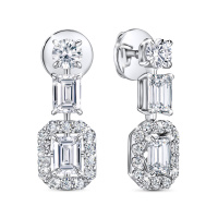 Серьги с бриллиантами - фото 1