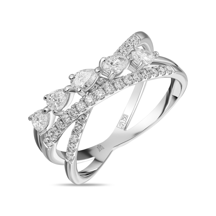 Кольцо с бриллиантами - фото 1 Кольцо с бриллиантами - фото 1