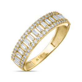 Кольцо с фианитами