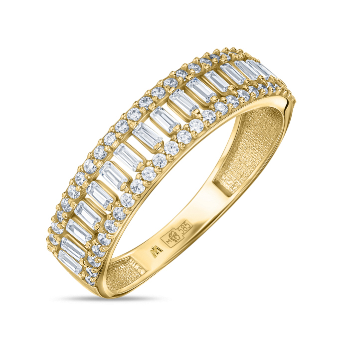 Кольцо с фианитами - фото 1 Кольцо с фианитами - фото 1