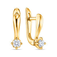 Серьги с бриллиантами - фото 1