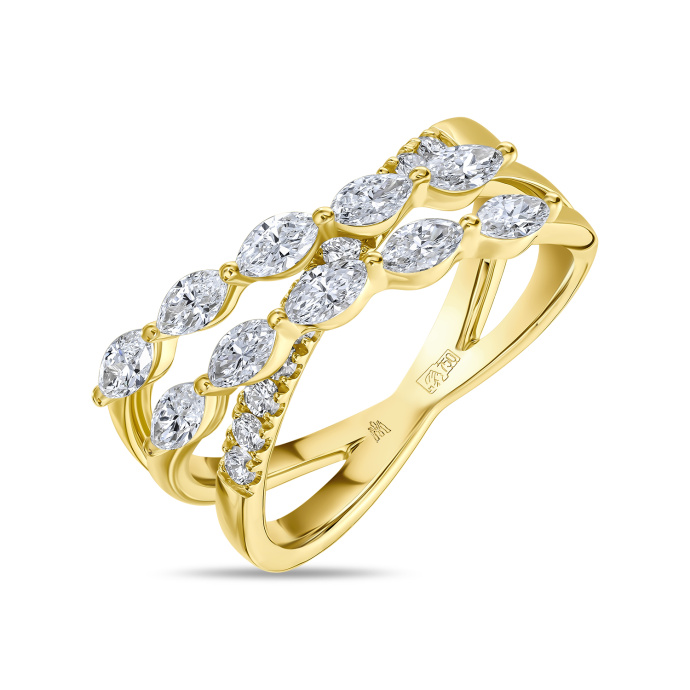 Кольцо с бриллиантами - фото 1 Кольцо с бриллиантами - фото 1