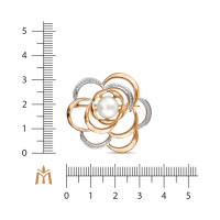 Брошь с бриллиантами и жемчугом - фото 2