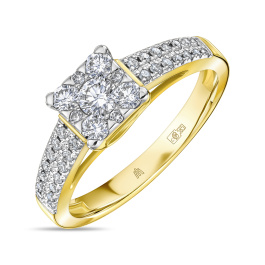 Кольцо с бриллиантами