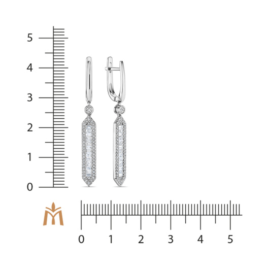 Серьги с бриллиантами