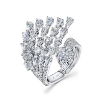 Кольцо с бриллиантами - фото 1 Кольцо с бриллиантами - фото 1