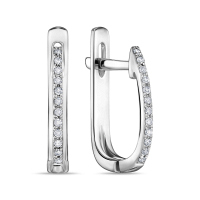 Серьги с цветными сапфирами и бриллиантами - фото 2