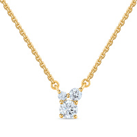 Колье с бриллиантом - фото 1