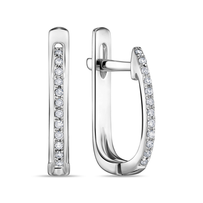 Серьги с цветными сапфирами и бриллиантами - фото 2