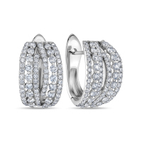 Серьги с бриллиантами - фото 1 Серьги с бриллиантами - фото 1