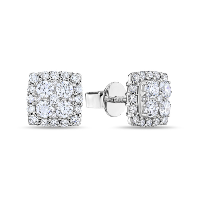 Серьги с бриллиантом - фото 1 Серьги с бриллиантом - фото 1