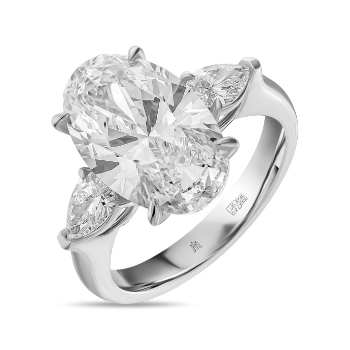 Кольцо с бриллиантом - фото 1