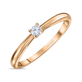 Кольцо с бриллиантом