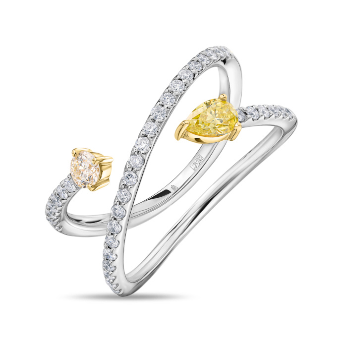 Кольцо с бриллиантами - фото 1 Кольцо с бриллиантами - фото 1