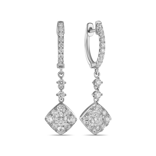 Серьги с бриллиантом