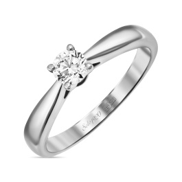 Кольцо с бриллиантом