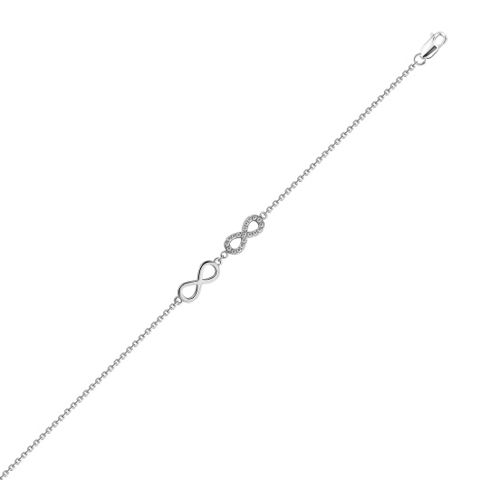 Браслет с фианитами