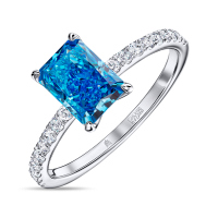 Кольцо с бриллиантом - фото 1