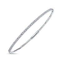 Браслет жесткий с бриллиантами - фото 1 Браслет жесткий с бриллиантами - фото 1